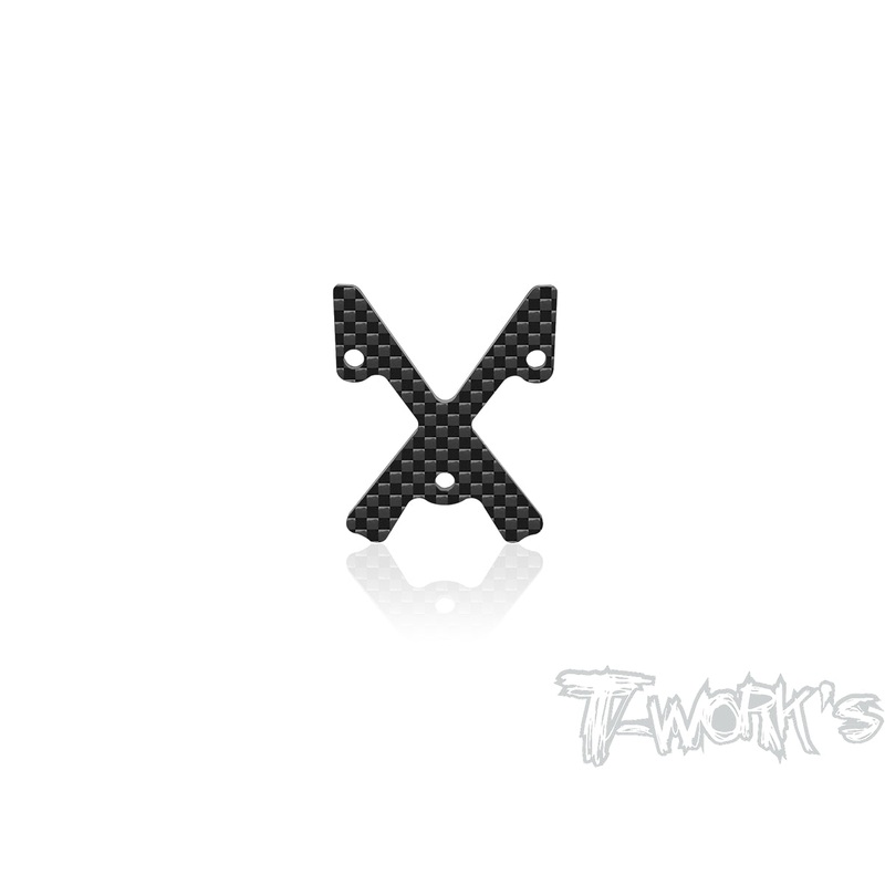 TO-318-A2Graphite Rear Flowability Wing Mount Plate ( For Mugen MBX8R )