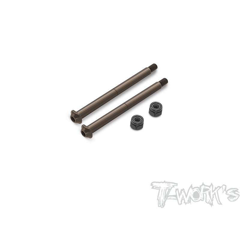 TO-323-8IGHT    Steel Captured Design Front / Rear  Hinge pin   ( For TLR 8ight X / 8IGHT )