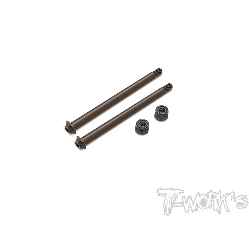 TO-323-MBX8-RSteel Captured Design Rear Hinge pin 3.5 x 48.2mm ( Mugen MBX8R/8/7R/7/6/ECO/T )