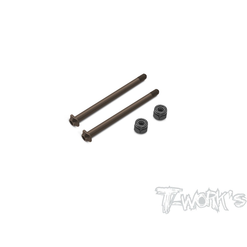 TO-323-MP10    Steel Captured Design Front /Rear Hinge pin   (For Kyosho MP10 TKI2/MP10/MP9 TKI4/3/2/MP9/T/E)