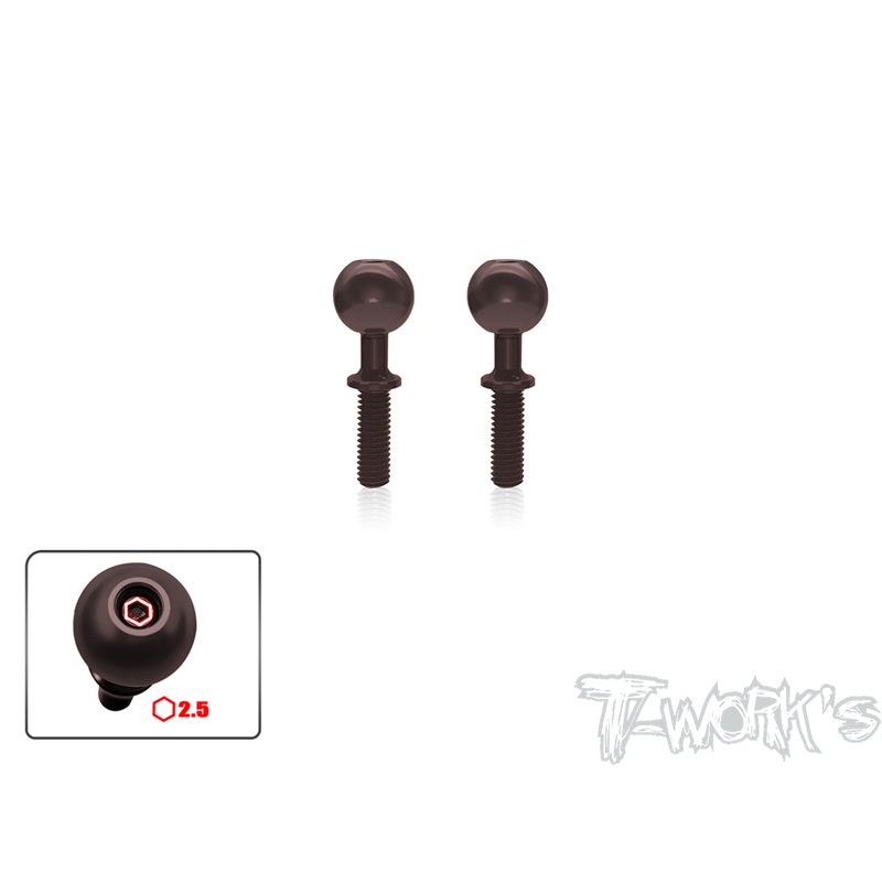 TO-329-XB8   Spring Steel Pillow Ball ( For Xray XB8'22/23 ) 2pcs.