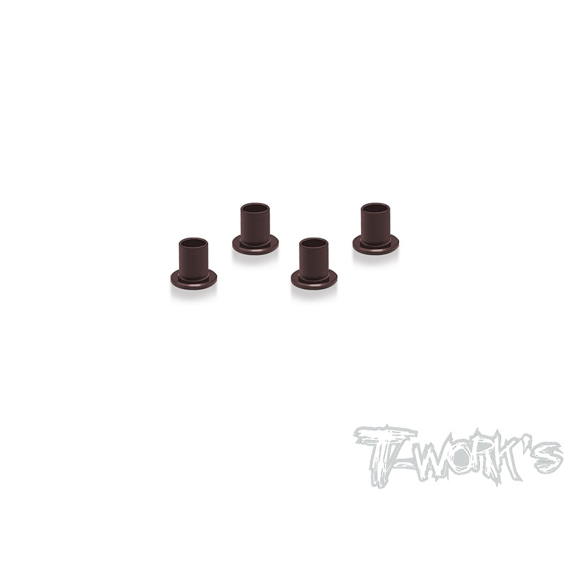 TO-330-A   Steel Front Arm Sleeve Bushing ( Forr Tekno NB48 2.1 ) 4pcs.