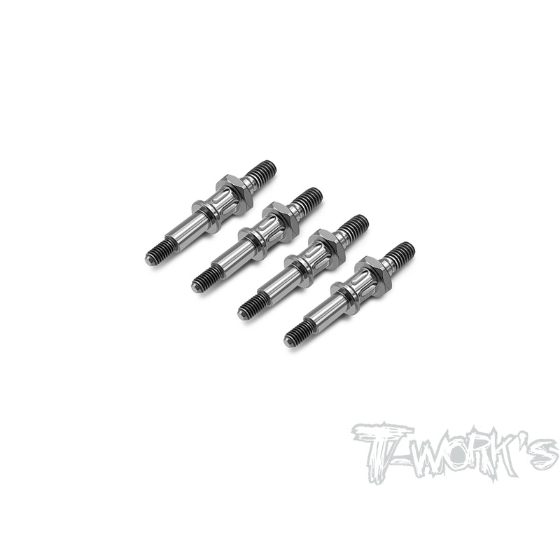 TP-15464 Titanium Shock Standoffs  ( For TLR 8IGHT X /2.0/E/Eilte )4pcs.