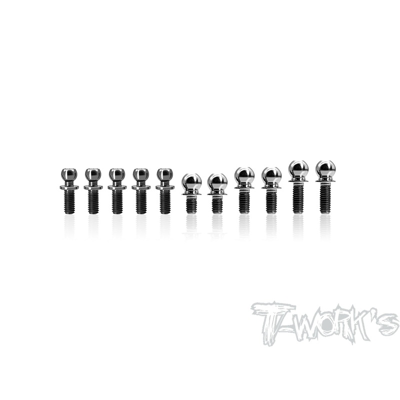 TP-15764 Titanium Ball End set ( For Xray X1 2023 )