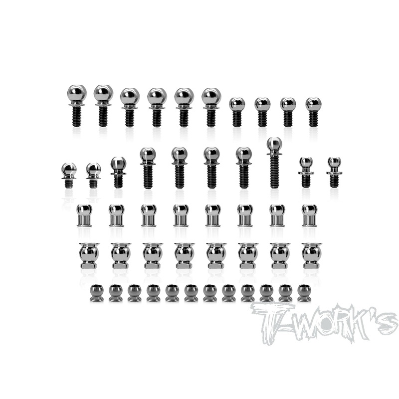 TP-16564 Titanium Ball End set ( For Xray X4'23 )