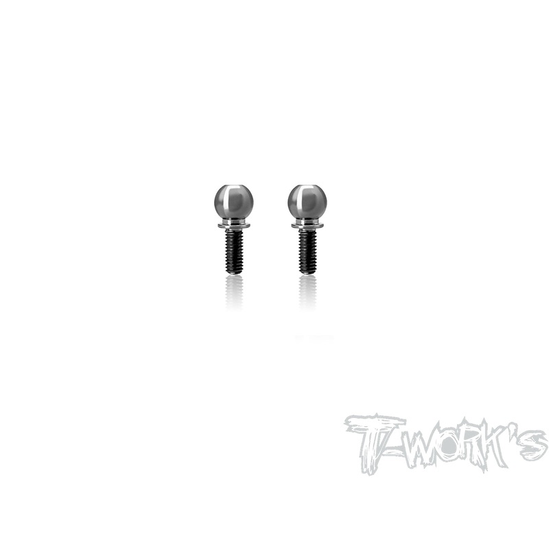 TP-X4-H64 Titanium 6mm Ballstud With M3x6.5 ( For Xray X4'23 / X4F'24/X4F'25 ) 2pcs.