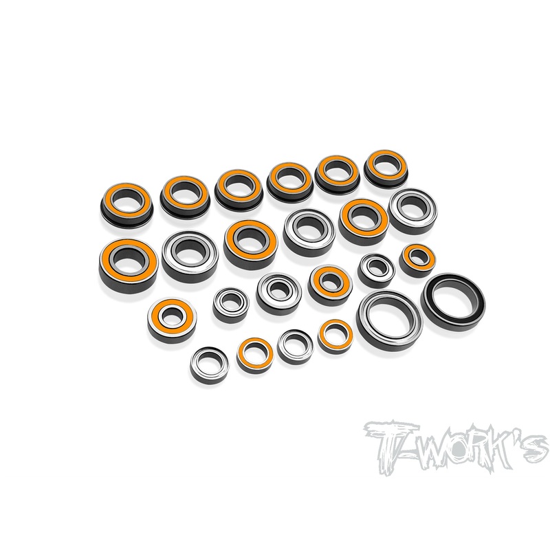 BBS-8IGHT-X    Precision Ball Bearing Set ( For TLR 8IGHT-X-elite ) 24pcs.