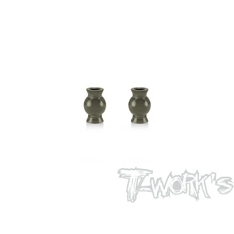 HCB-007A 7075-T6 Hard Coated Alum.6.8mm Mounting Ball ( For TLR 8IGHT-X/XE 2.0 ) 2pcs.