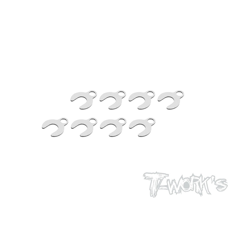 TA-152Stainless Steel 3mm C Type Suspension Spacer 0.5mm/1mm/2mm ( 8pcs. )