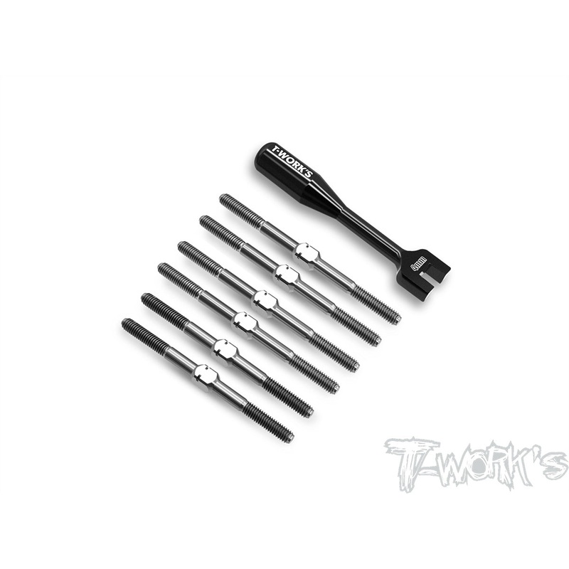 TB-280  64 Titanium Turnbuckle Set ( For HB Racing D2 EVO )