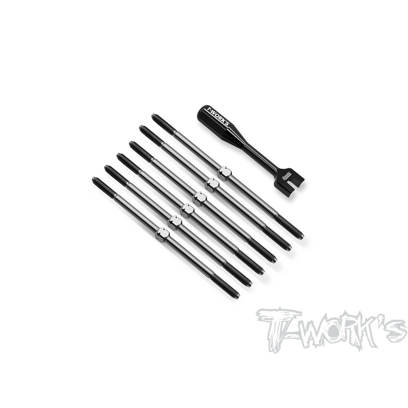 TB-28364 Titanium Turnbuckle Set ( For Xray SCX 2023 EDITION )