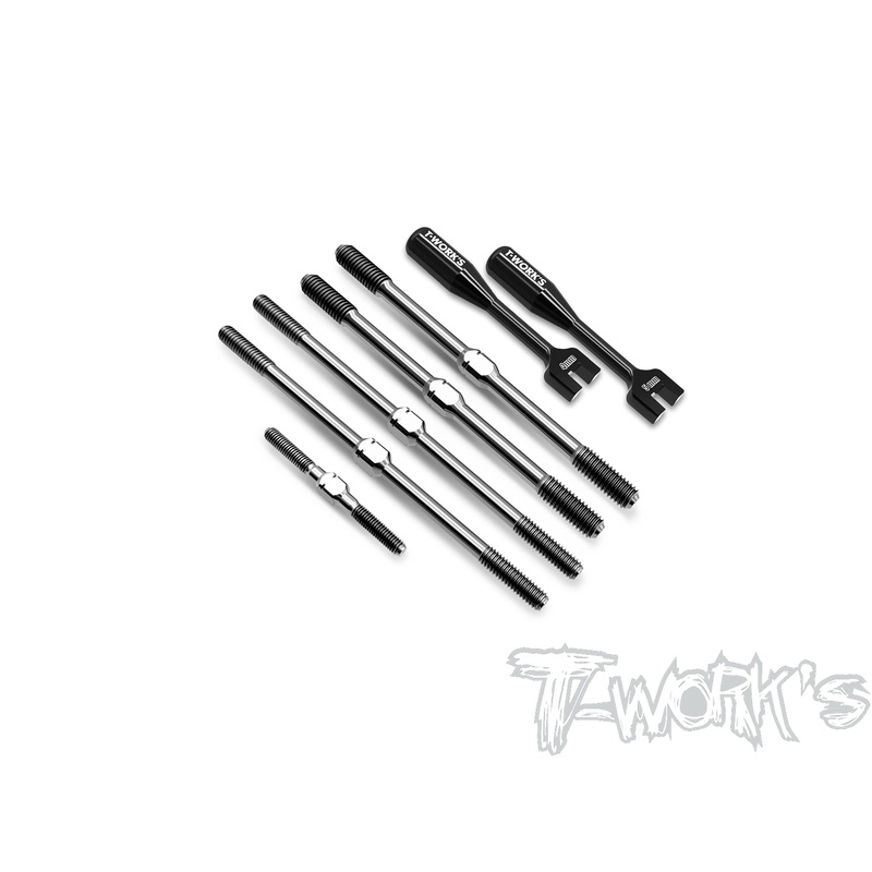 TB-284 64 Titanium Turnbuckle Set ( For Team Associated RC8 T4/T4E )