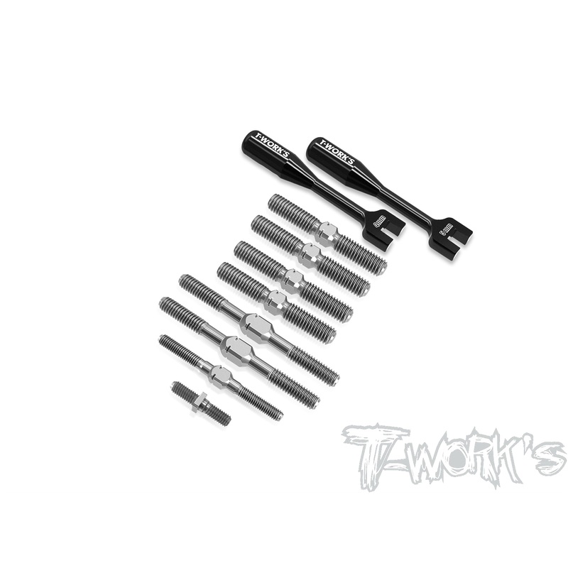 TB-28864 Titanium Turnbuckle Set( For Hong Nor X3 GTS 2023 )