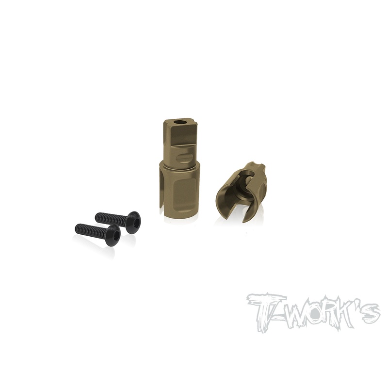 TE-163-X4   7075-T6 Hard Coated Alum.  Front Spool Cups ( For Xray X4/X4'22 )