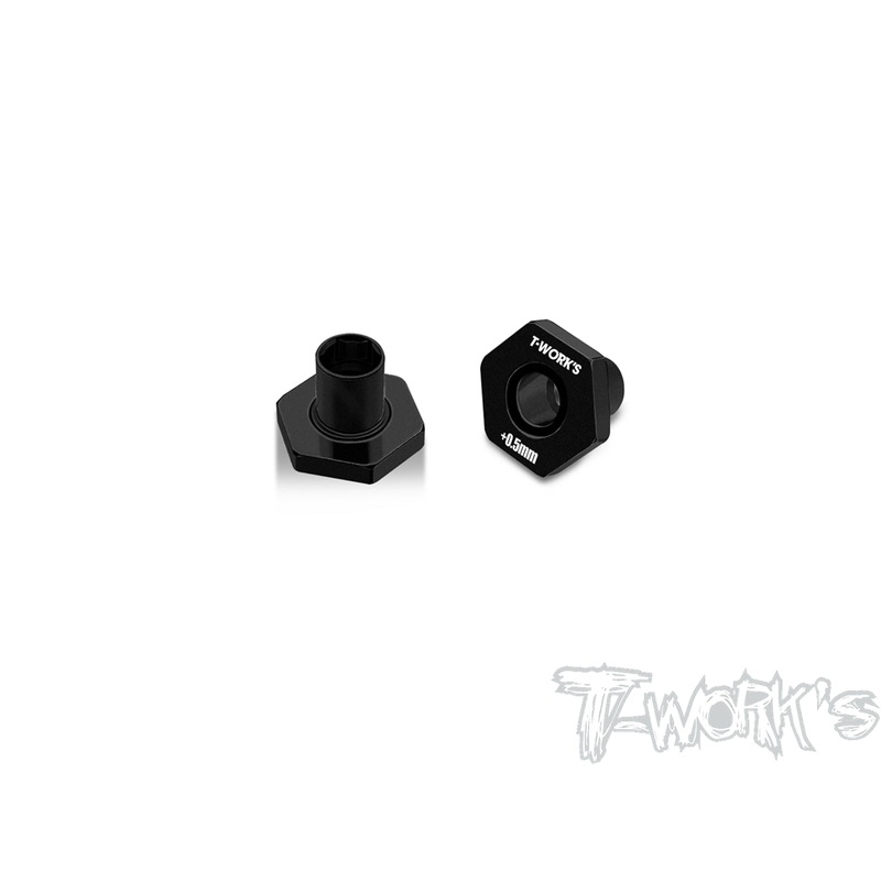 TE-231-X423-C6mm Bearing Wheel Hub Axle +0.5mm ( Xray X4'23 ) 2pcs.