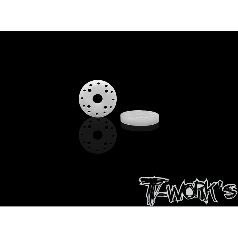 TE-248-BMachined 0.9mm x 12 & 1.2mm x 4 Shock Pistons ( For Yokomo SLF Big Bore Shocks ) 2pcs.