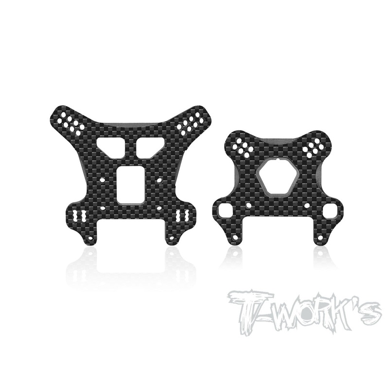 TO-247-XB8  Graphite Front/Rear Shock Tower 4mm ( For Xray XB8'22 )