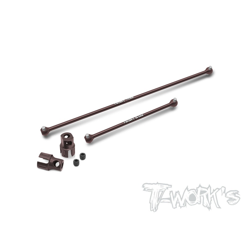 TO-282-RC8T4  Steel Center Shaft Set ( Team Associated RC8 T4 )