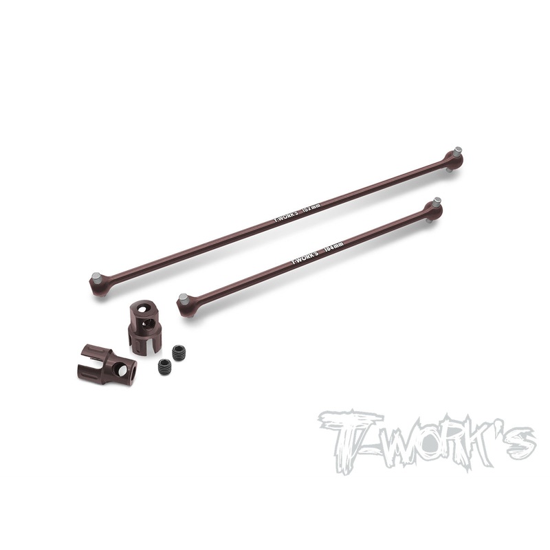 TO-282-RC8T4E  Steel Center Shaft Set ( Team Associated RC8 T4E )