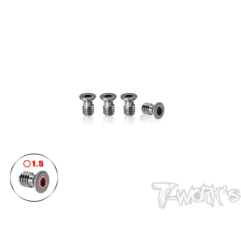 TP-800R-B    64 Titanium Damper Vertically Screw ( For Awesomatix A800R ) 4pcs.