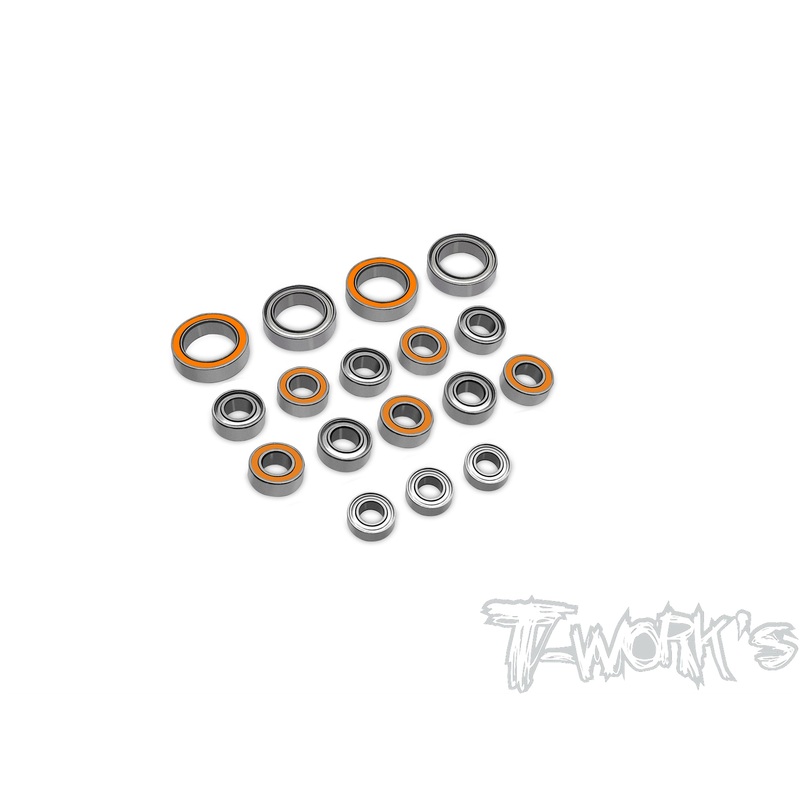 BBS-MD1.0  Precision Ball Bearing Set  ( For Yokomo MD1.0 ) 17pcs.