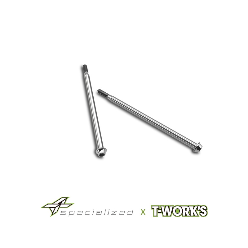 DR-TP-148DR 64 Titanium Gearbox Screw 2pcs.( For Mayako MX8 )