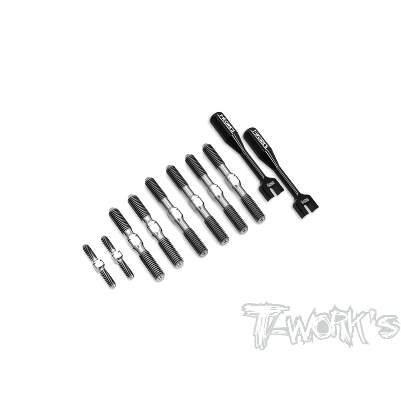 TB-291  64 Titanium Turnbuckle Set( For Serpent SRX8 GT 2023 )