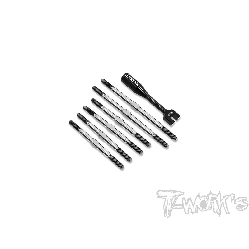 TB-297   64 Titanium Turnbuckle Set( For TLR 22T 4.0 )