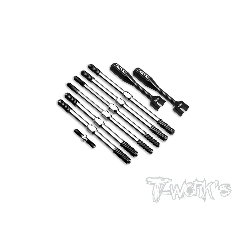 TB-299 64 Titanium Turnbuckle Set( For Xray XT8E'24 )