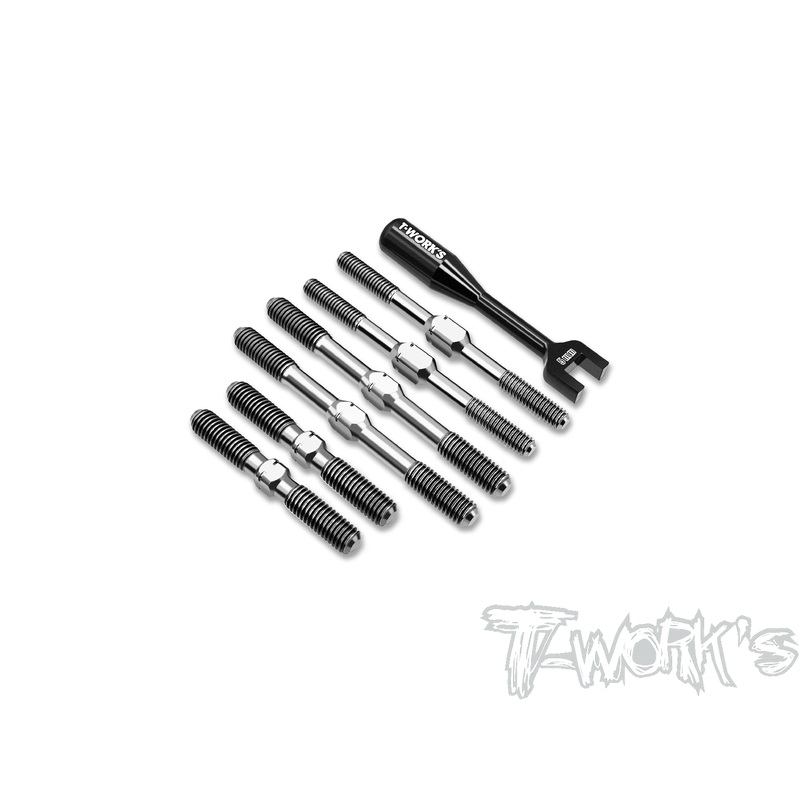 TB-300   64 Titanium Turnbuckle Set( For HB Racing D8 WS )