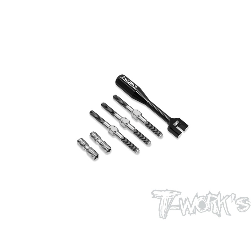 TB-302   64 Titanium Turnbuckle Set( For Xray X1'24 )