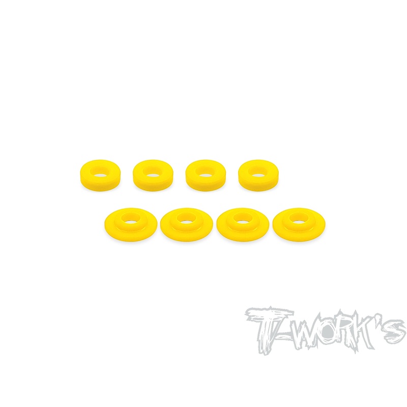 TO-201-MO1.0   POM Shock Shaft Guides -0.2mm ( Yokomo MO1.0/SO1.0) Each 4pcs
