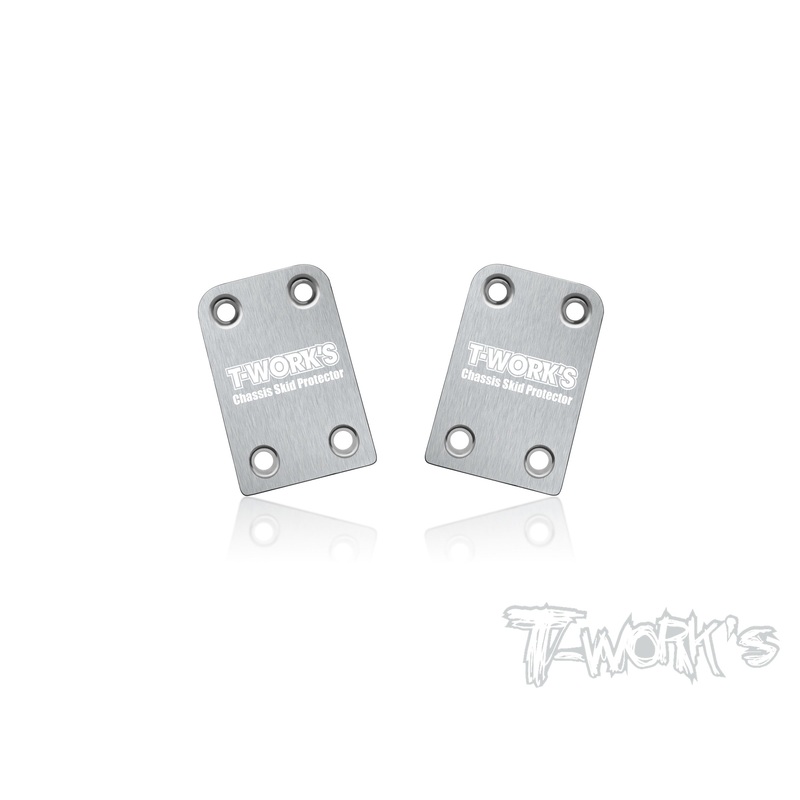 TO-220-F8Stainless Steel Rear Chassis Skid Protector ( Sparko F8 ) 2pcs.