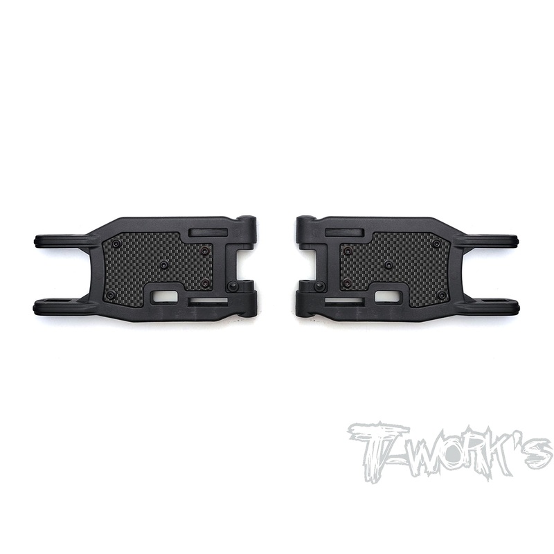 TO-246-N1-R    Graphite Rear A-arm Stiffeners 1mm/1.5mm  ( For Agama N1 )