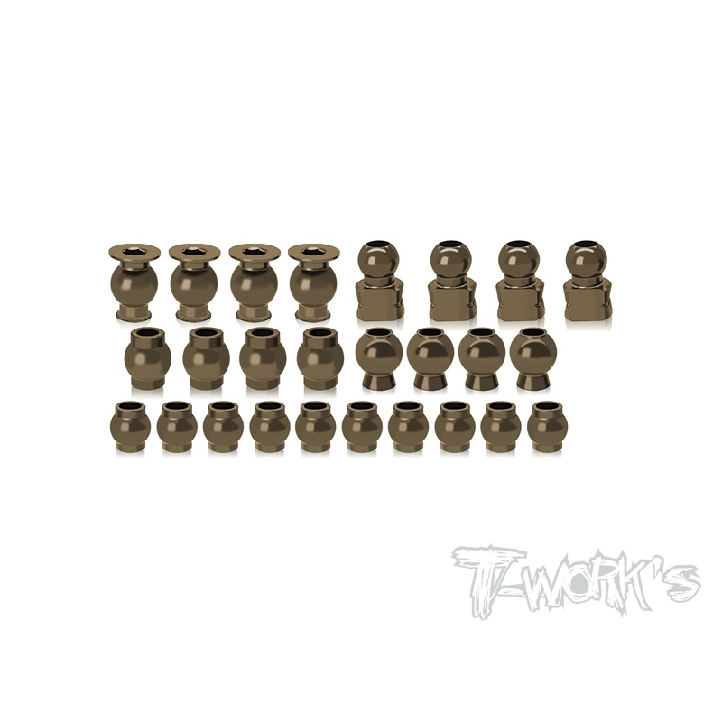 TO-337-B   7075-T6 Hard Coated Alum. Ball Set ( Agama N1 ) 26pcs.