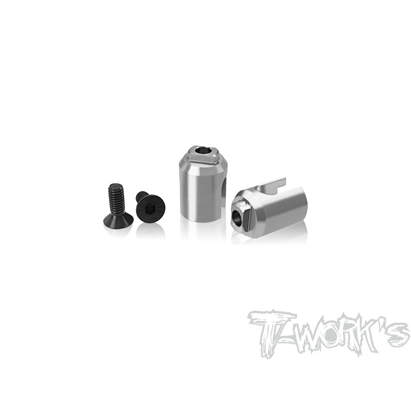 TP-179-A800R  64 Titanium Solid BB Driveshaft Adapters ( For Awesomatix A800R/MMX/A800RR )