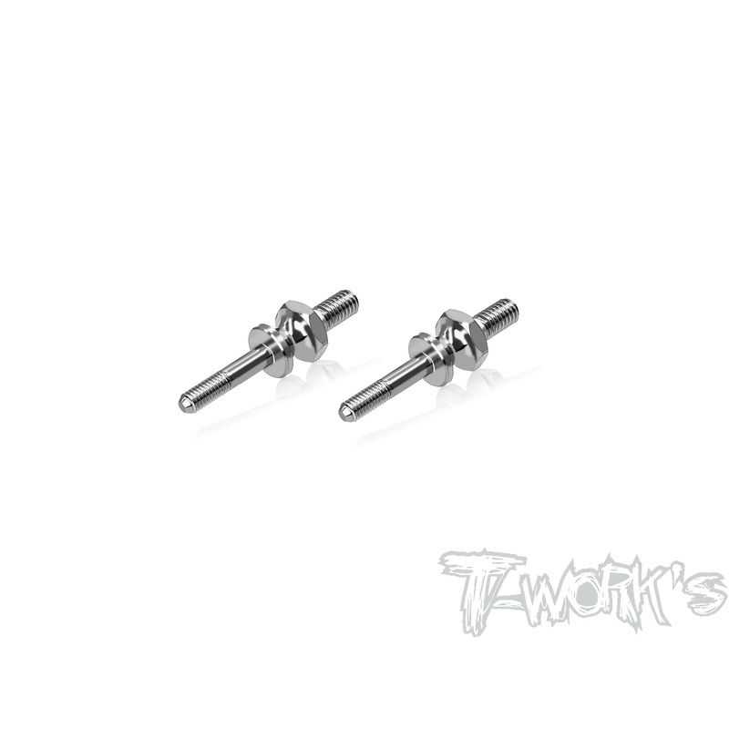 TP-18264 Titanium Front Shock Standoffs M4/M3 ( For Xray XB8 2023/XB8E'25/XB8'25 ) 2pcs.