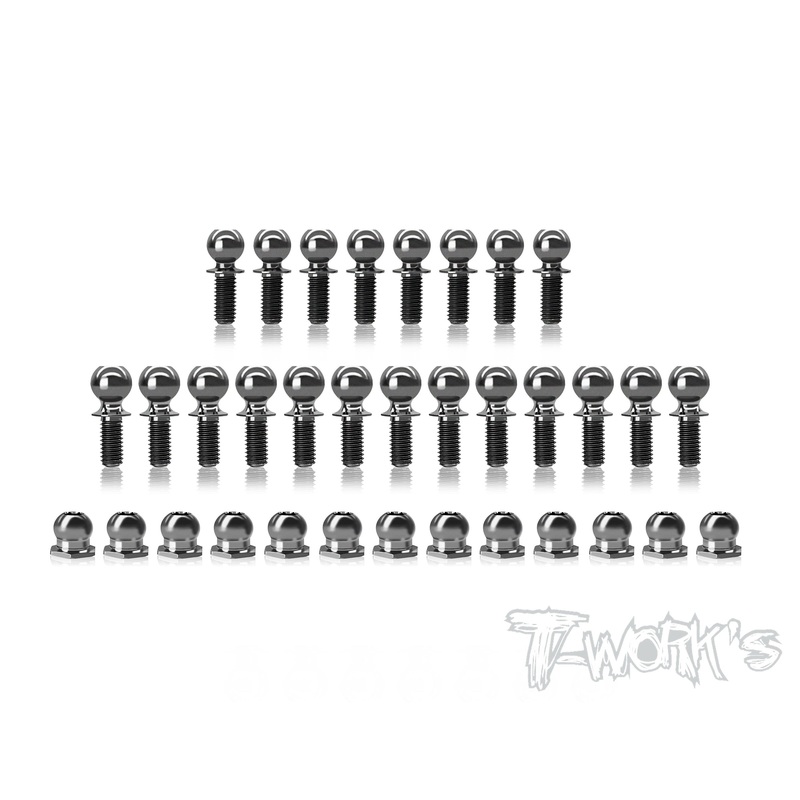 TP-18564 Titanium Ball End set ( For Awesomatix A800R )34pcs.