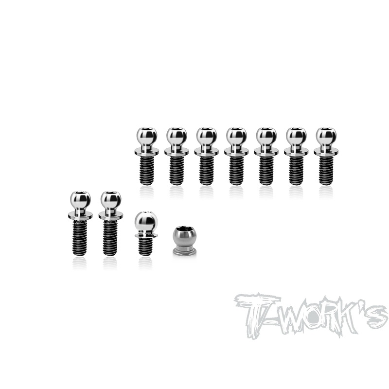 TP-192   64 Titanium Ball End set ( For Xray X1'24 )11pcs.