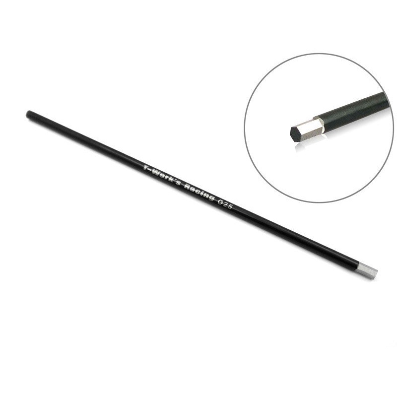 TT-026-H2.5  HSS Hex Wrench Replacement Tip 2.5 x 120mm