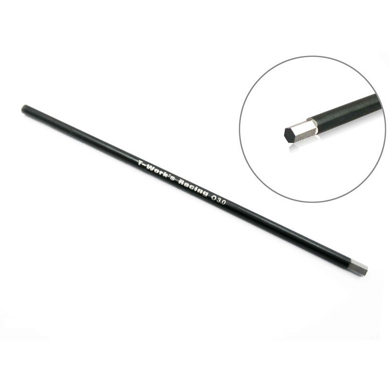 TT-026-H3.0  HSS Hex Wrench Replacement Tip 3.0 x 120mm