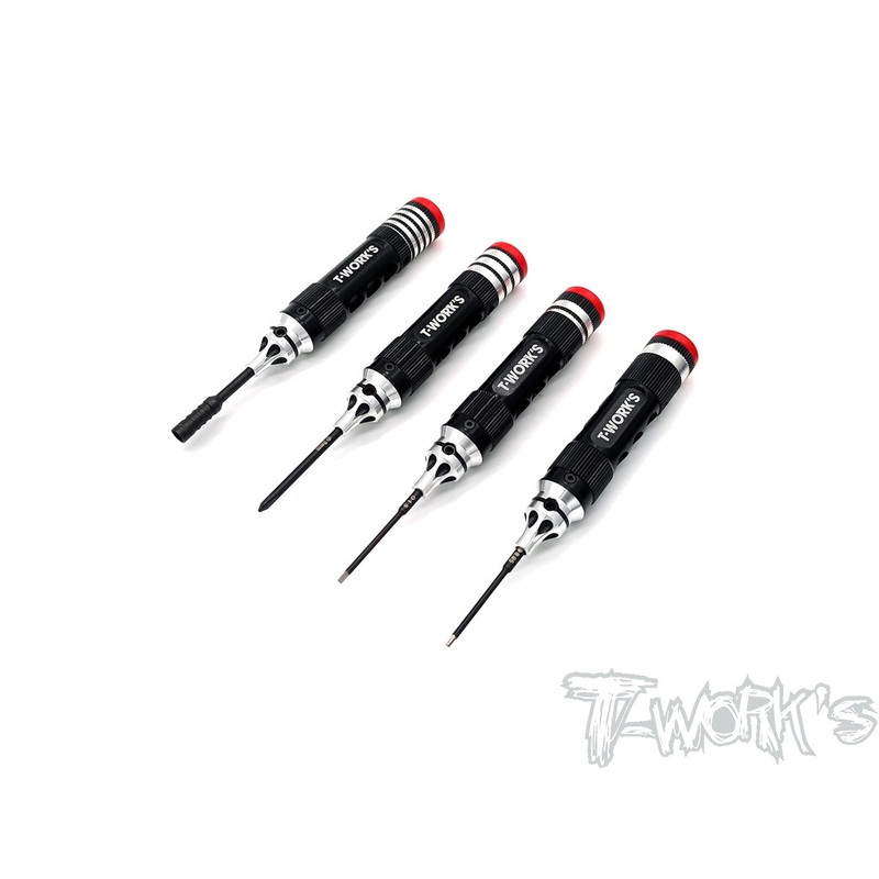 TT-080-MZ Mini-Z Tool Set ( 0.05"/1.5mm Allen Wrench/3mm P.Screwdriver/ 4.5mm Socket Driver each 1)