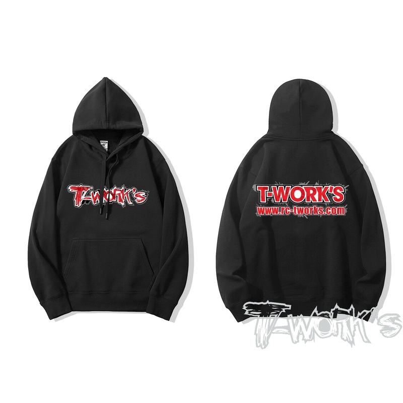 AP-007-B      T-Work's Team Hooded Sweater Black Color 2023