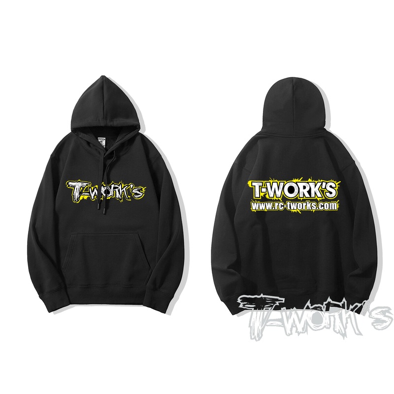 AP-007-C      T-Work's Team Hooded Sweater Black Color 2023