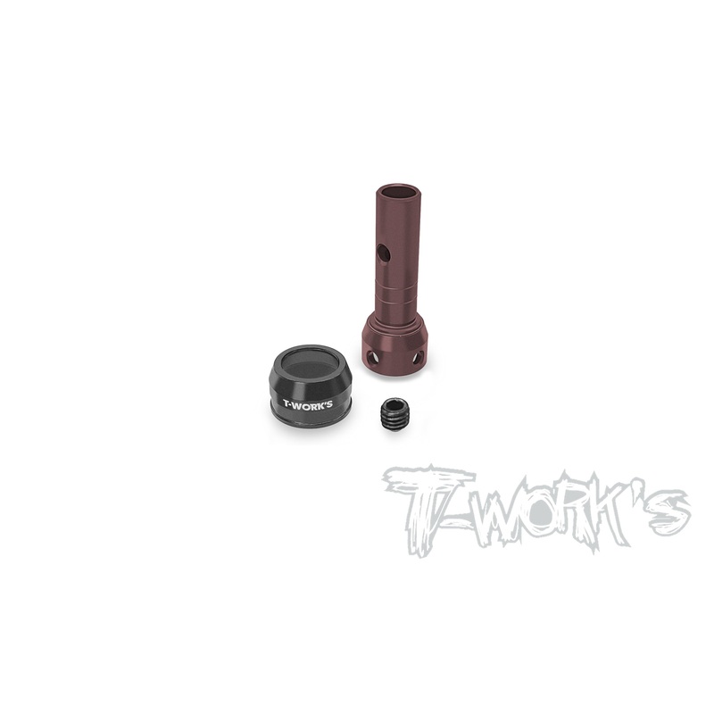 C-F8-B Steel F/R Axle Shaft With Cover (( For Sparko F8 & SWORKZ 35.4 ) * Only use for T-Work's CVD ) 1pcs *