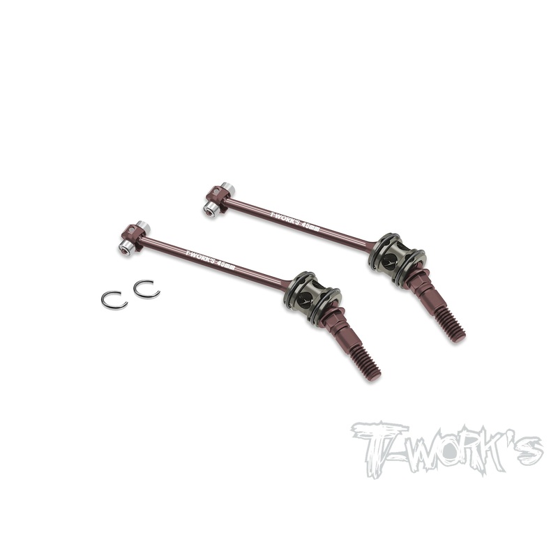 CVB-X423-A     ECS Bearing Drive Shaft With Alum. Shaft Bushing ( For Xray X4'23/X4F'24 )