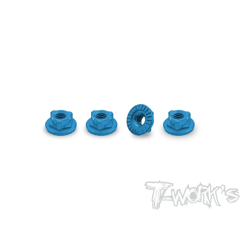 TA-160   7075-T6 Alum. Ultra  Light Weight Serrated Wheel Nut 4pcs.
