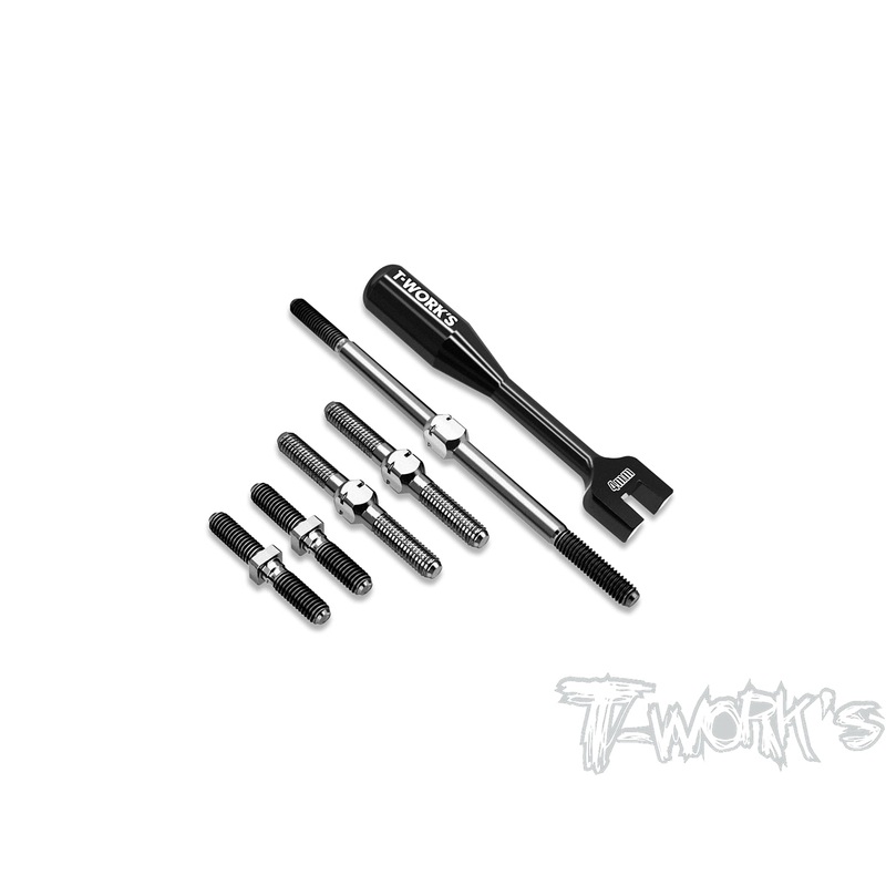 TB-31264 Titanium Turnbuckle Set( For Yokomo MD2.0 )