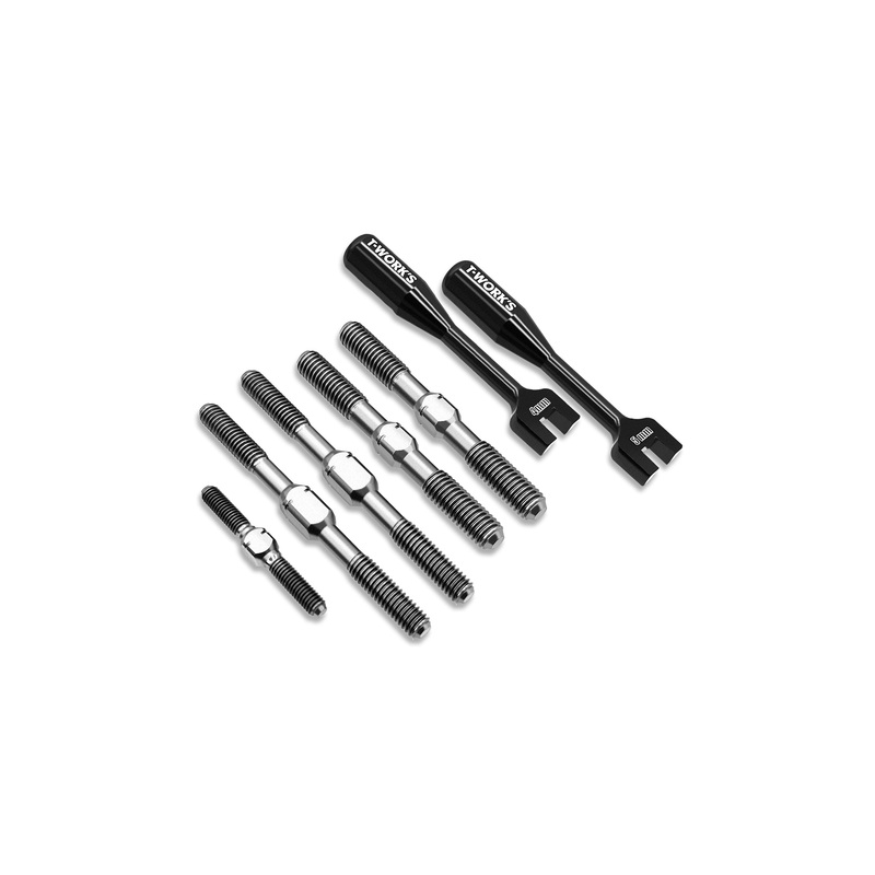 TB-315   Titanium Turnbuckle Set (For Team Associated RC8 B4.1E )