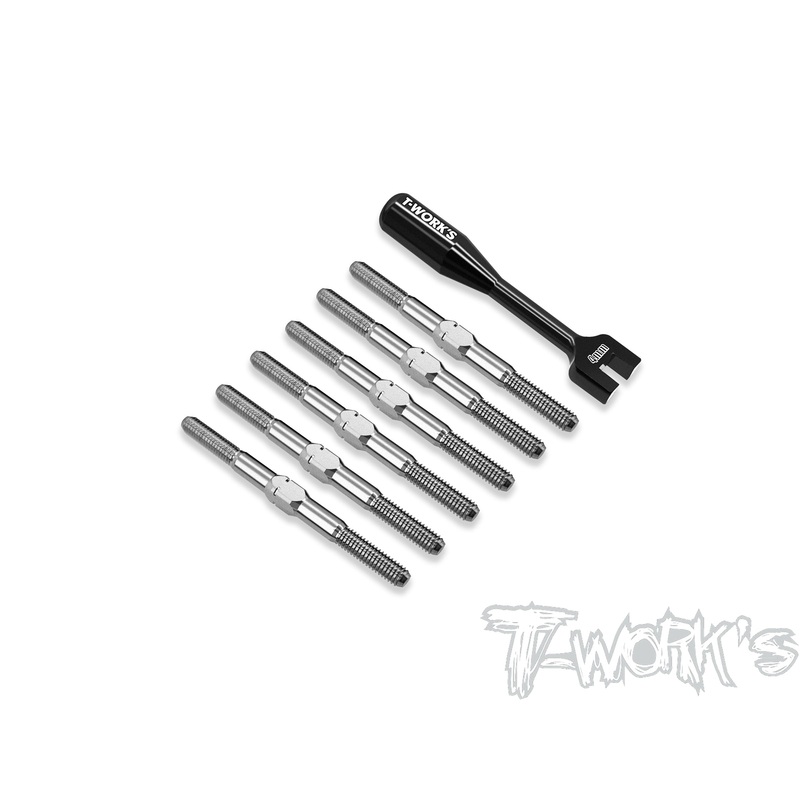 TB-317   Titanium Turnbuckle Set (For Team Associated RC10 B7/B7D )